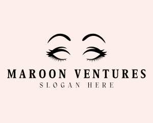 Beauty Eyelashes Makeup logo design