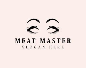 Beauty Eyelashes Makeup logo design