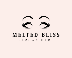 Beauty Eyelashes Makeup logo design