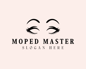 Beauty Eyelashes Makeup logo design