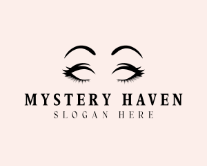 Beauty Eyelashes Makeup logo design