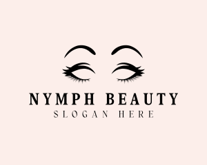 Beauty Eyelashes Makeup logo design