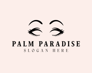 Beauty Eyelashes Makeup logo design