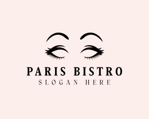 Beauty Eyelashes Makeup logo design