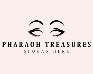 Beauty Eyelashes Makeup logo design