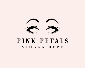 Beauty Eyelashes Makeup logo design