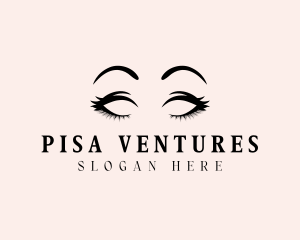 Beauty Eyelashes Makeup logo design