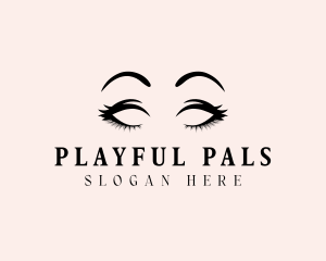 Beauty Eyelashes Makeup logo design