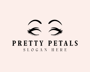 Beauty Eyelashes Makeup logo design