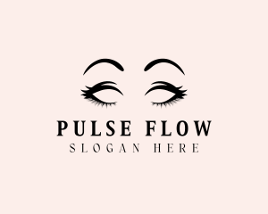 Beauty Eyelashes Makeup logo design