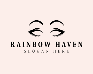 Beauty Eyelashes Makeup logo design