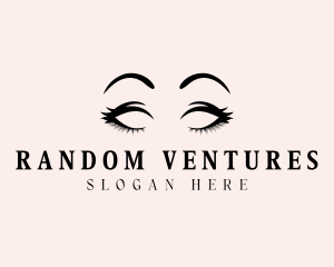 Beauty Eyelashes Makeup logo design