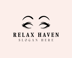 Beauty Eyelashes Makeup logo design