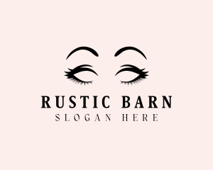 Beauty Eyelashes Makeup logo design