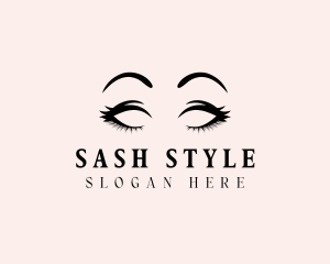 Beauty Eyelashes Makeup logo design