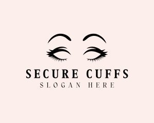 Beauty Eyelashes Makeup logo design