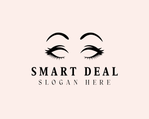 Beauty Eyelashes Makeup logo design