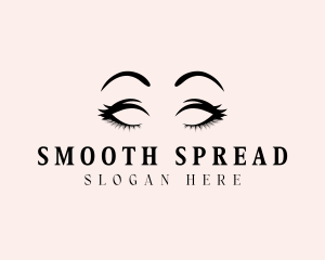 Beauty Eyelashes Makeup logo design