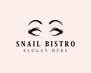 Beauty Eyelashes Makeup logo design