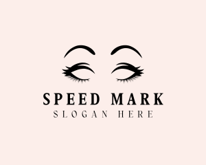 Beauty Eyelashes Makeup logo design