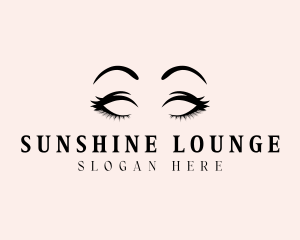 Beauty Eyelashes Makeup logo design