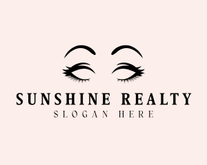 Beauty Eyelashes Makeup logo design