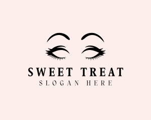 Beauty Eyelashes Makeup logo design