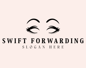 Beauty Eyelashes Makeup logo design