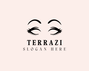 Beauty Eyelashes Makeup logo design