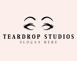 Beauty Eyelashes Makeup logo design