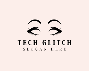 Beauty Eyelashes Makeup logo design