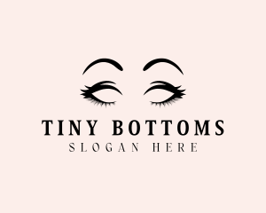 Beauty Eyelashes Makeup logo design