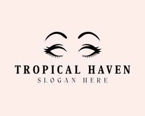 Beauty Eyelashes Makeup logo design