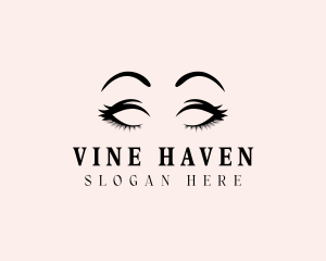 Beauty Eyelashes Makeup logo design