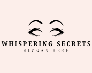 Beauty Eyelashes Makeup logo design