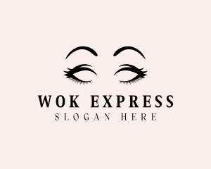 Beauty Eyelashes Makeup logo design