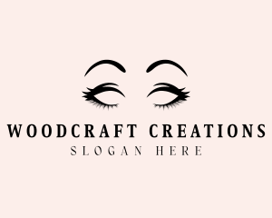 Beauty Eyelashes Makeup logo design