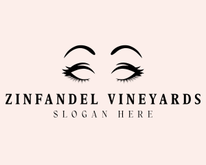 Beauty Eyelashes Makeup logo design