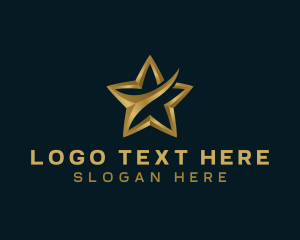 Modern - Entertainment Media Star logo design