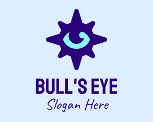 Eye Purple Compass logo design