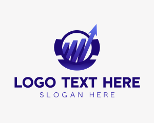 Sales - Stock Arrow Insurance logo design