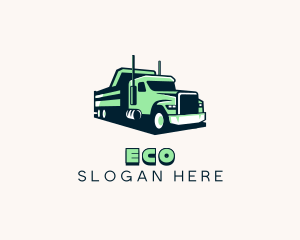 Haulage - Dump Truck Vehicle logo design