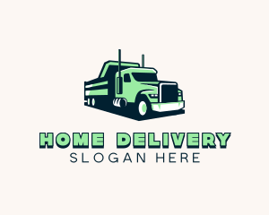 Dump Truck Vehicle logo design