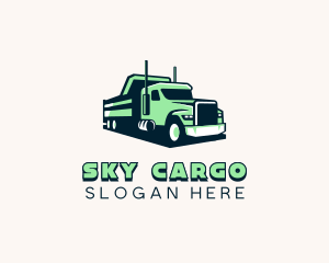 Dump Truck Vehicle logo design