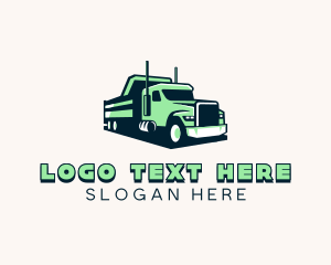 Roadie - Dump Truck Vehicle logo design