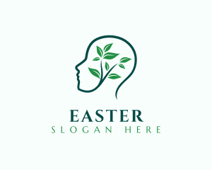 Psychology - Eco Human Plant logo design
