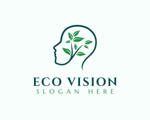 Eco Human Plant logo design