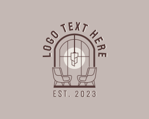 Light - Chair Pendant Lamp Furniture logo design