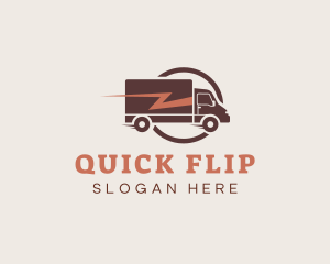 Quick Delivery Truck logo design