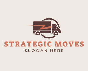 Quick Delivery Truck logo design